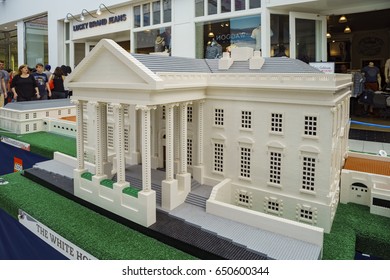 Glendale Galleria, MAY 28: The Lego Americana Roadshow (The White House) On MAY 28, 2017 At Glendale Galleria, Los Angeles, California, U.S.A.