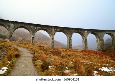 The Glenfinnan Viaduct Also Known As The Harry Potter Bridge