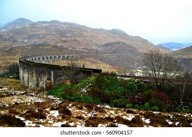 The Glenfinnan Viaduct Also Known As The Harry Potter Bridge