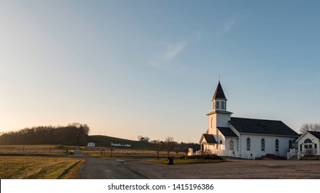 Glenford, Ohio/USA- January 5, 2019: Web banner of Hopewell United Methodist Church in rural Perry County, Ohio was first established in 1860 and has been at the present location for over 150 years. - Powered by Shutterstock