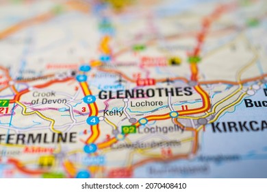 Glenrothes Images Stock Photos Vectors Shutterstock   Glenrothes On Europe Map 260nw 2070408410 