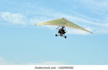 Glider In The Sky. Ukraine, Crimea 5  Years Ago.