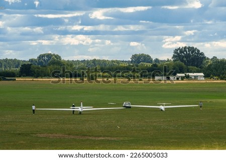 Similar – Image, Stock Photo glider pilots Plant