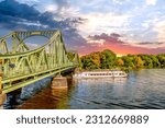 Glienicker Bridge in Potsdam, Berlin, Germany 