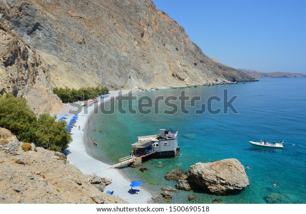 Glika Nera Sweet Water Beach Hora Stock Photo Edit Now 1500690518