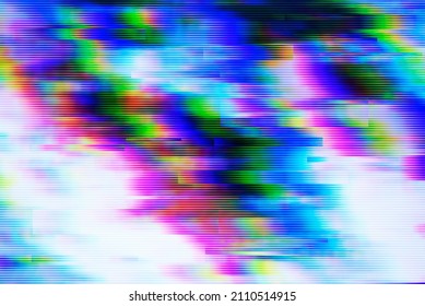 Glitch Art Digital Pixel Noise Abstract