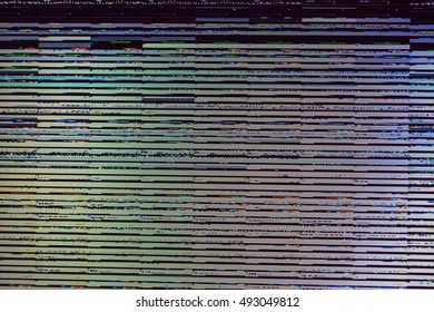 glitch background. Digital image data distortion. Corrupted image file. Colorful abstract background for your designs. Chaos aesthetics of signal error. Digital decay.