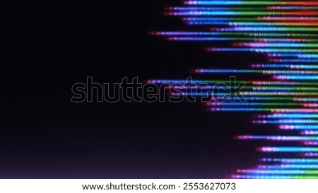 Glitch camera effect. Retro VHS background. Old video template. No signal. Static TV noise, bad TV signal