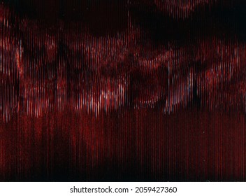 Glitch Texture. Static Noise. Cryptocurrency NFT. Dark Red Black Stripe Pattern Digital Artifacts Futuristic Abstract Background.