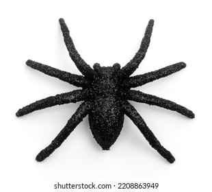 Glitter Black Spider Halloween Decoration Isolated on White - Powered by Shutterstock