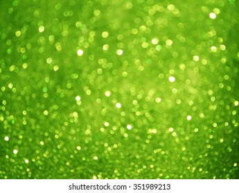 Glitter Bokeh Abstract Green Background Stock Photo 355094603