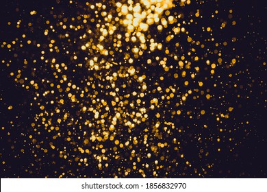 Glitter Gold Vintage Lights Background Stock Photo 1856832970 ...