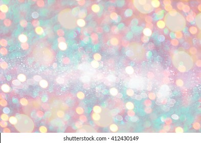 Glitter light blurred background