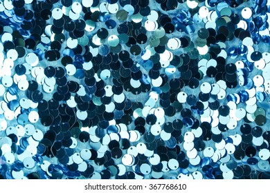 Glitter Sequins Blue