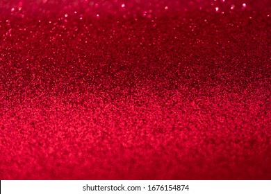 Glitter, Sparkle Defocused Blurred Red Background