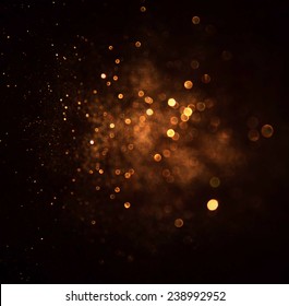 glitter vintage lights background. dark gold and black. defocused  - Shutterstock ID 238992952