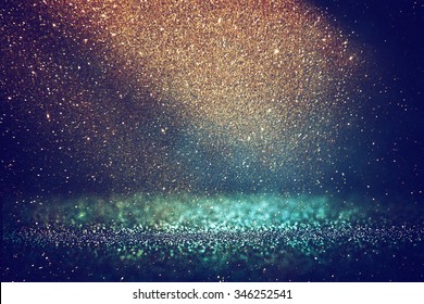 Black Gold Galaxy Background