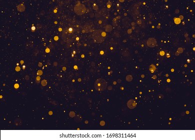 Glittering Stars Of Bokeh Use For Celebrate Background