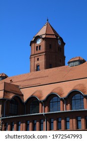 Gliwice City In Poland. Cechownia, Formerly Industrial Coal Mine Building. Repurposed As Conference And Event Venue.