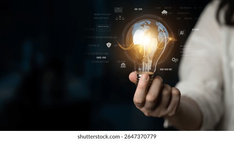 Global AI and data processing system enhances data, AI, and processing efficiency through digital network and global integration of intelligent technology Latch