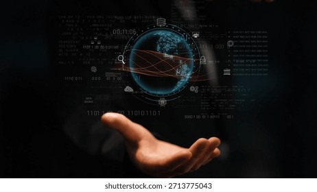 Global AI and data processing system enhances data, AI, and processing efficiency through digital network and global integration of intelligent technology Marrow