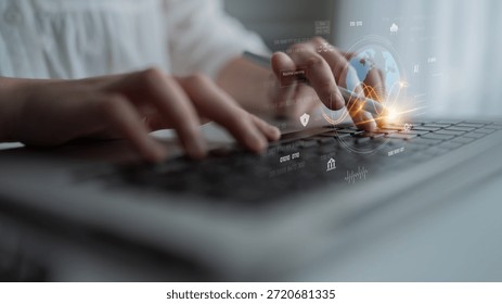 Global AI and data processing system enhances data, AI, and processing efficiency through digital network and global integration of intelligent technology Latch