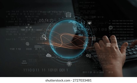 Global AI and data processing system enhances data, AI, and processing efficiency through digital network and global integration of intelligent technology Marrow
