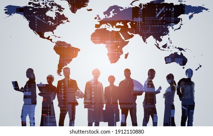 Global business concept. Management strategy. Business communication. Human resources.