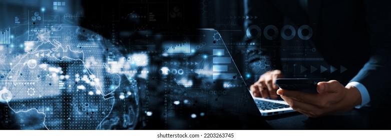 Global Business Connect Internet Access Consumer Stock Photo 2203263745 ...