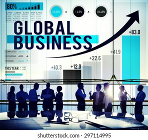 Global Business International Networking Cooperation Concept Stock ...