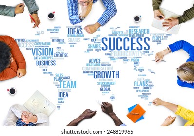 Global Business People Corporate Meeting Success Growth Concept