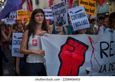 A Global Climate Strike Organized By Fridays For Future, A European Youth Movement In Defense Of The Planet. Madrid, Spain, 09232022