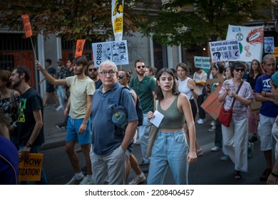 A Global Climate Strike Organized By Fridays For Future, A European Youth Movement In Defense Of The Planet. Madrid, Spain, 09232022