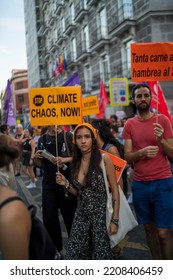 A Global Climate Strike Organized By Fridays For Future, A European Youth Movement In Defense Of The Planet. Madrid, Spain, 09232022