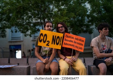 A Global Climate Strike Organized By Fridays For Future, A European Youth Movement In Defense Of The Planet. Madrid, Spain, 09232022