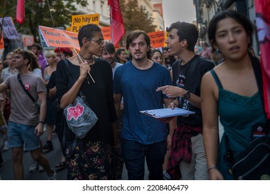 A Global Climate Strike Organized By Fridays For Future, A European Youth Movement In Defense Of The Planet. Madrid, Spain, 09232022