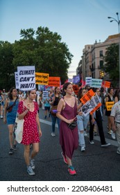 A Global Climate Strike Organized By Fridays For Future, A European Youth Movement In Defense Of The Planet. Madrid, Spain, 09232022