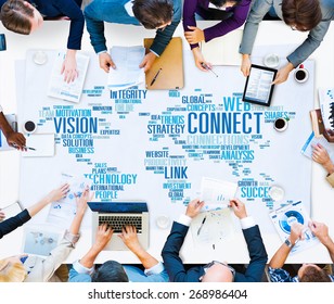 Global Communication Connect Worldwide Link Share Concept - Shutterstock ID 268986404