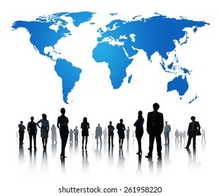 Cartography Global Business World Map Countries Stock Photo 289524677 ...