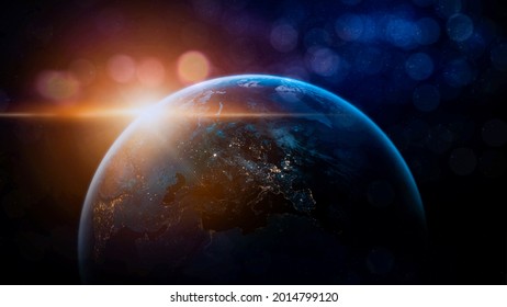 Global connection The best in the world of wireless connections. Best Global Business Internet Ideas from Artificial Intelligence Concept. Map of the planet. Elements of this image furnished by NASA.