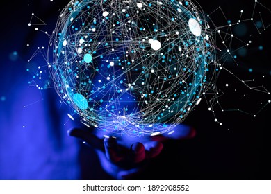Global digital connections with technology. - Shutterstock ID 1892908552