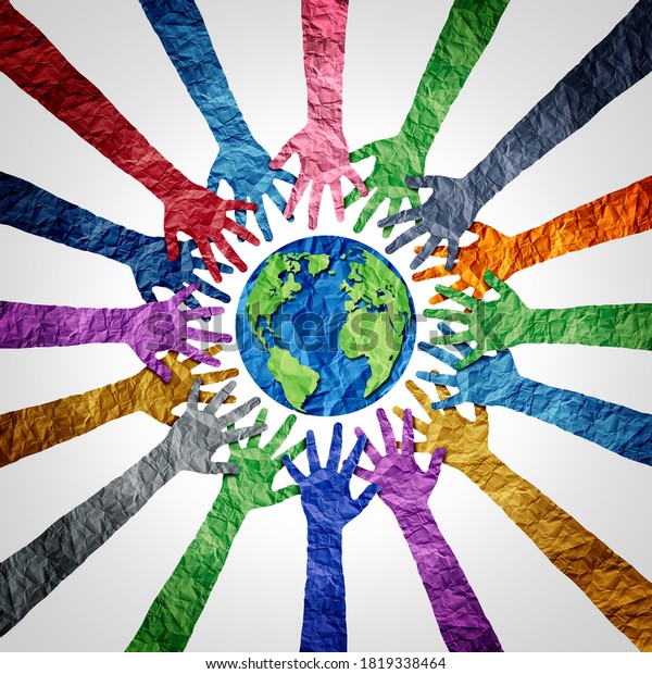 Global Diversity Earth Day International World Stock Photo 1819338464 ...