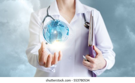 Global methods of treatment in medicine. - Shutterstock ID 553780534