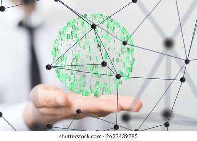 Global Network of Binary Code Data Sphere