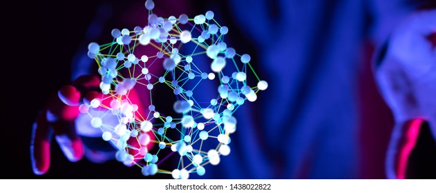 Global network concept. 3D rendering