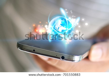 Global network concept.