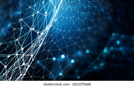 Global network concept. Modern technology