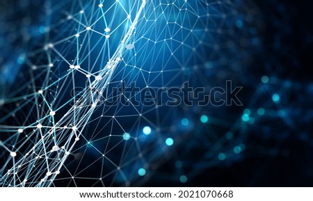 Global network concept. Modern technology