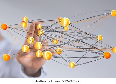 Global Network Connection: Complex Data Visualization