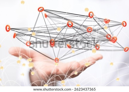 Global Network Connection: Complex Data Visualization